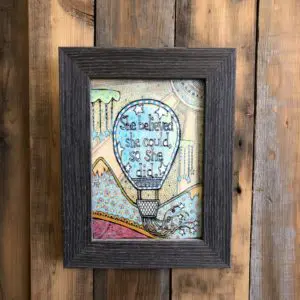 She Believed 5x7 Print