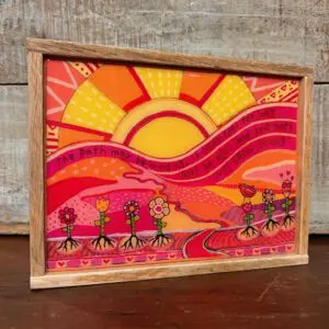 Strong Roots- Reclaimed Wood Frame