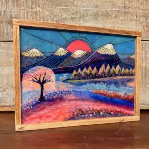 The Sun Will Come Up Again- Reclaimed Wood Frame