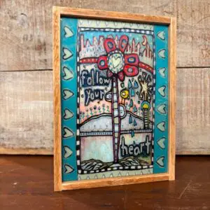 Jump In- Reclaimed Wood Frame