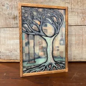 Misty Morning- Reclaimed Wood Frame