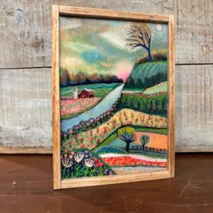 Crossing Ducks- Reclaimed Wood Frame