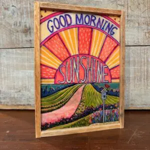 Good Morning Sunshine- Reclaimed Wood Frame