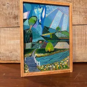Bridge Path- Reclaimed Wood Frame