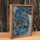 Three Brothers- Reclaimed Wood Frame