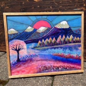 The Sun Will Come Up Again Matte Resin Framed Block