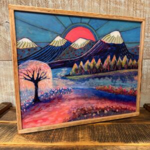 The Sun Will Come Up Again Matte Resin Framed Block