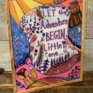 Big Adventures Matte Resin Framed Block