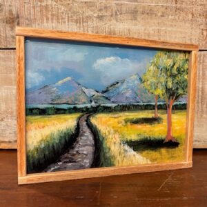The Lake Path- Reclaimed Wood Frame