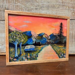 The Golden Hour - Reclaimed Wood Frame