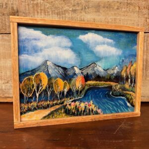 Hike at Dawn- Reclaimed Wood Frame