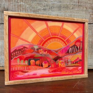 Sonny Village- Reclaimed Wood Frame